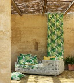 Manila Fabric by Sanderson Green/Ivory