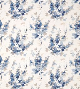Delphiniums Fabric by Sanderson Indigo