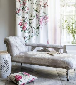 Magnolia & Blossom Fabric by Sanderson Blossom/Leaf