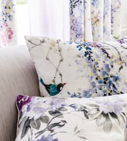 Wisteria Falls Fabric by Sanderson Amethyst