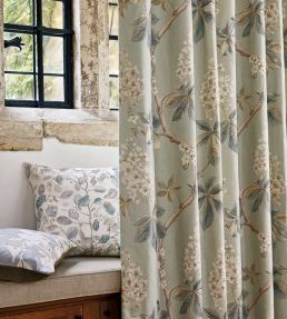 Chestnut Tree Fabric by Sanderson Lemon/Lettuce