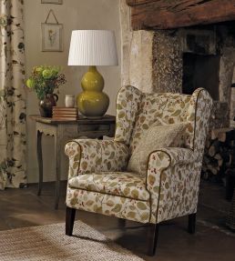 Woodland Berries Fabric by Sanderson Grey/Silver