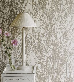Meadow Canvas Wallpaper by Sanderson Gilver/Linen