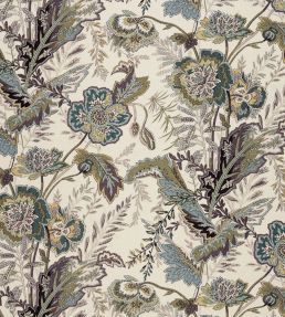 Sandoway Vine Fabric by Schumacher Seaglass
