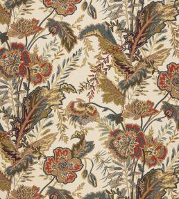 Sandoway Vine Fabric by Schumacher Spice