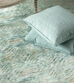 William Yeoward Sanganer rug Duck Egg WYR05098X Duck Egg