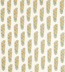 Sanganeri Block Print Fabric by Zoffany Primrose/Evergreen