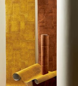 Sangpi Wallpaper by Elitis Ambre doree