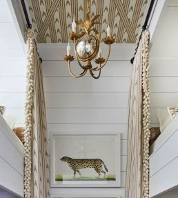 Santa Barbara Ikat Wallpaper by Schumacher Neutral