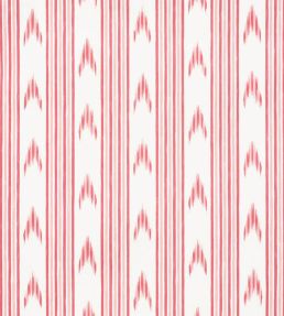Santa Barbara Ikat Wallpaper by Schumacher Pink