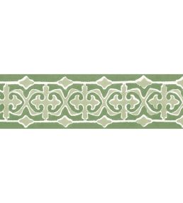 Santa Clara Tile Border Wallpaper by DADO Green