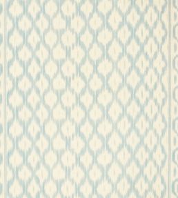Santa Monica Ikat Fabric by Schumacher China Blue