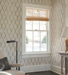 Santa Monica Wallpaper by Schumacher Neutral