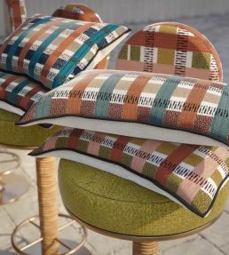 Santana Cushion 40 x 60cm by Maison Casamance Multico Ocre