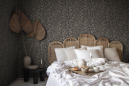 Sara Wallpaper by Sandberg Indigo Blue