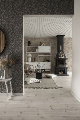 Sara Wallpaper by Sandberg Indigo Blue
