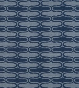Saraband Fabric by Thibaut Marine