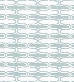 Saraband Fabric by Thibaut Seafoam