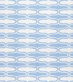Saraband Fabric by Thibaut Sky