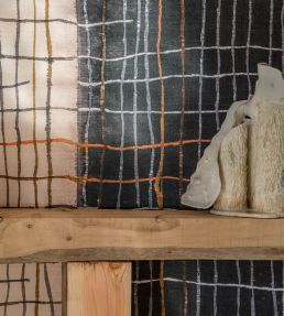 Sashiko Mural by Elitis Entre chaine et trame