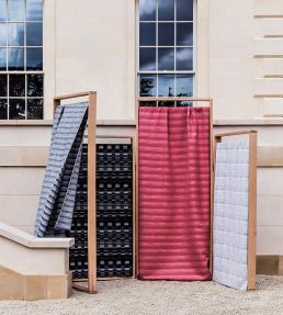 Sashiko Performance Fabric by Christopher Farr Cloth Latte