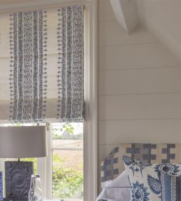 Hozho Fabric by William Yeoward Indigo