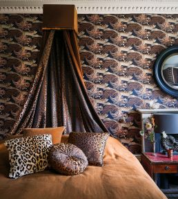 Saskia Fabric by Romo Copper