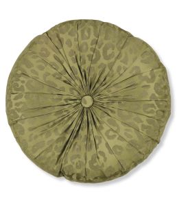 Saskia Cushion Ø 40cm by Romo Somerset Green