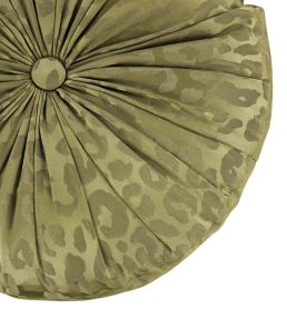 Saskia Cushion Ø 40cm by Romo Somerset Green