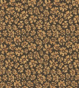 Savanna Shell Wallpaper by Cole & Son Ochre Soot & Orange