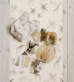 Savannah Wallpaper by Borastapeter Beige