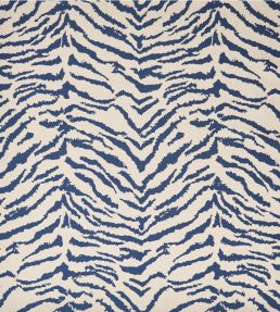 Savannah Fabric by Osborne & Little Indigo/Linen