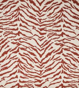 Savannah Fabric by Osborne & Little Terracotta/Linen