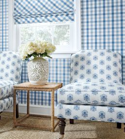 Saybrook Check Wallpaper by Anna French Pink/Beige