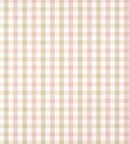 Saybrook Check Wallpaper by Anna French Pink/Beige