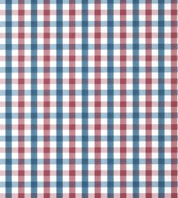 Saybrook Check Wallpaper by Anna French Red/Blue