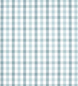 Saybrook Check Fabric by Anna French Spa Blue