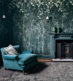Sayuri Mural by Romo Wild Rose