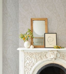 Saz Paisley Wallpaper by Schumacher Ivory