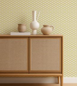 Scallop Frill Wallpaper by Scion Buttercup