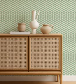 Scallop Frill Wallpaper by Scion Jade