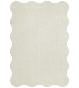 Layered Scallop rug Bone White SCALBW160230 Bone White