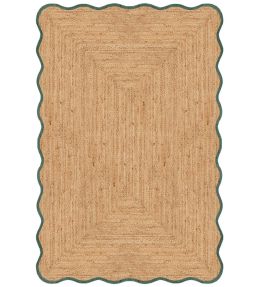 Layered Scallop rug Dark Green SCAJUDG140200 Dark Green