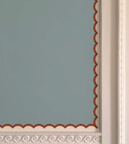 Scalloped Border Wallpaper by Ottoline Brown