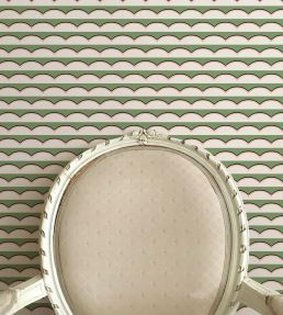 Scallops Wallpaper by Ottoline Green