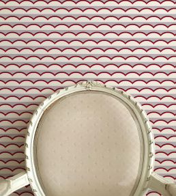 Scallops Wallpaper by Ottoline Lilac