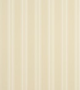 Scarlet Stripe Wallpaper by Thibaut Buttercream
