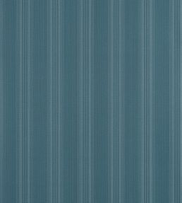 Scarlet Stripe Wallpaper by Thibaut Peacock Blue