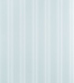 Scarlet Stripe Wallpaper by Thibaut Spa Blue