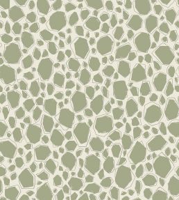 Scattered Ink Wallpaper by Cole & Son Olive
